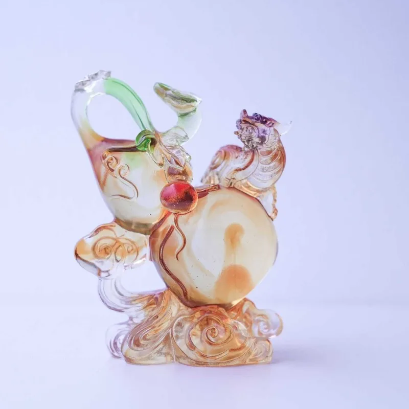 

Gourd Pixiu, glazed home ornaments, handicrafts, ornaments, tabletop ornaments