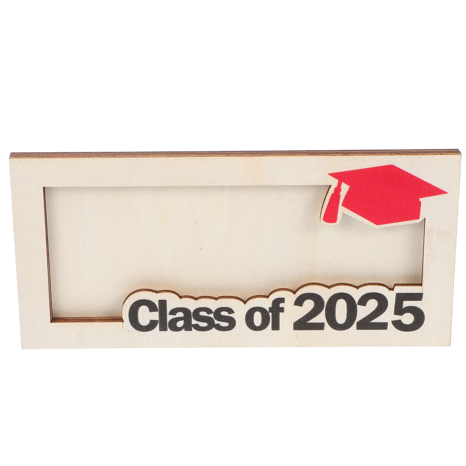 Graduation Season Wooden Money Clip Men's Wallets Graduate Decoration Business Card Holder for Pocket Ornament Handheld Man