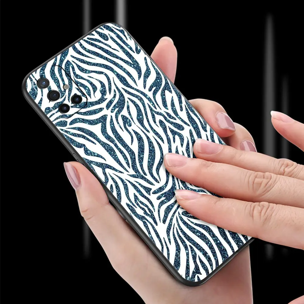 Cow Zebra Pattern Phone Case For OnePlus 10 9 Pro 9T 10R 9R 9RT 8T 8 7 6T 7T Nord 2T CE 2 5G N200 N10 N100 Silicone Black Cover