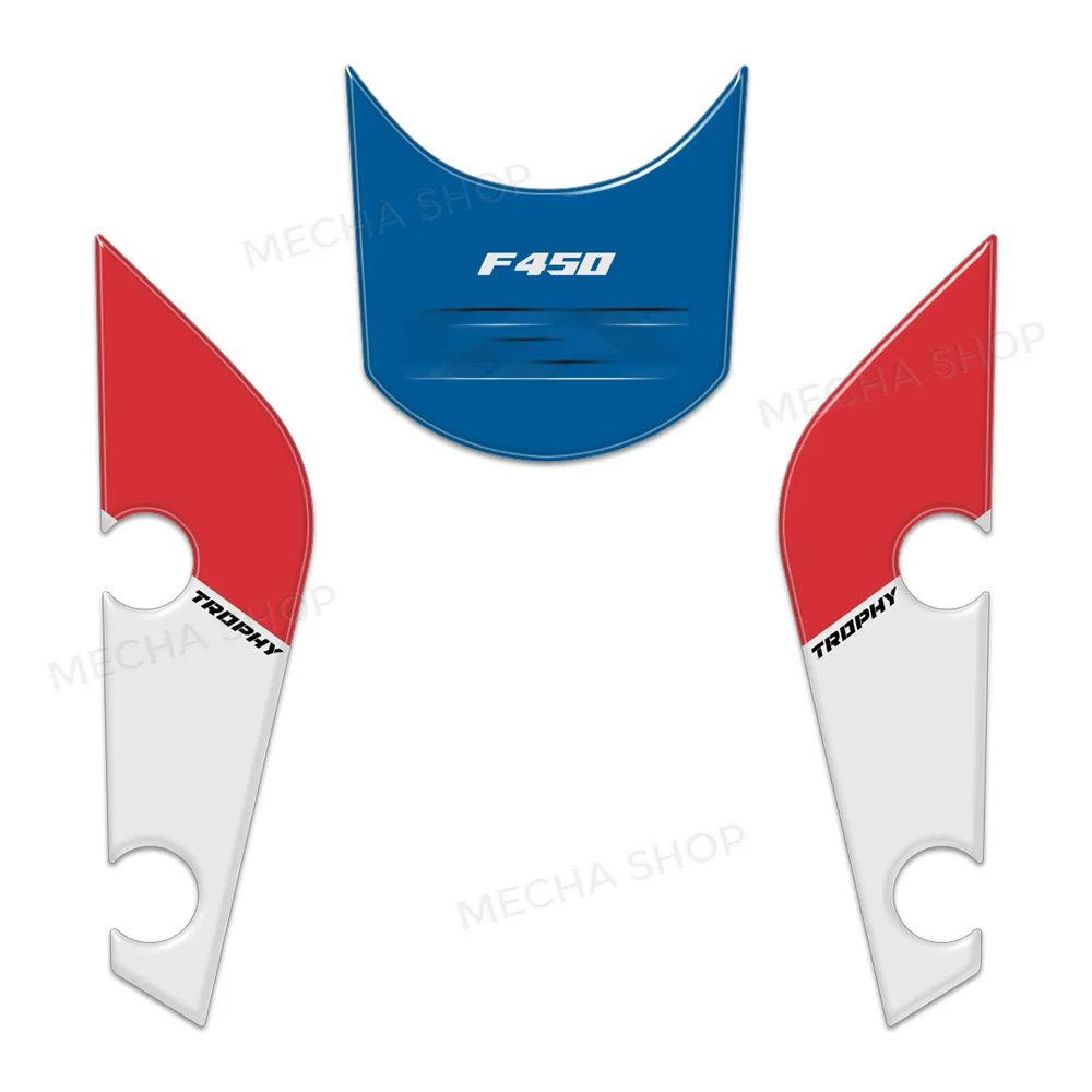For F450GS F 450 GS 2026 Motorcycle Accessories 3D Epoxy Resin Sticker Fender Protection Kit