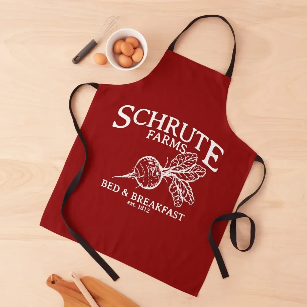 

The Office Schrute Farms Apron cook wear Household Items Kitchen Woman Work waiter Apron