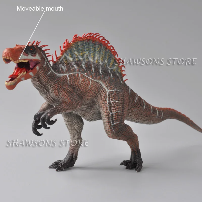 Prehistorische Krijt Periode Diermodel Speelgoed 14" Giant Spinosaurus Dinosaurus Figuur Miniatuur Replica