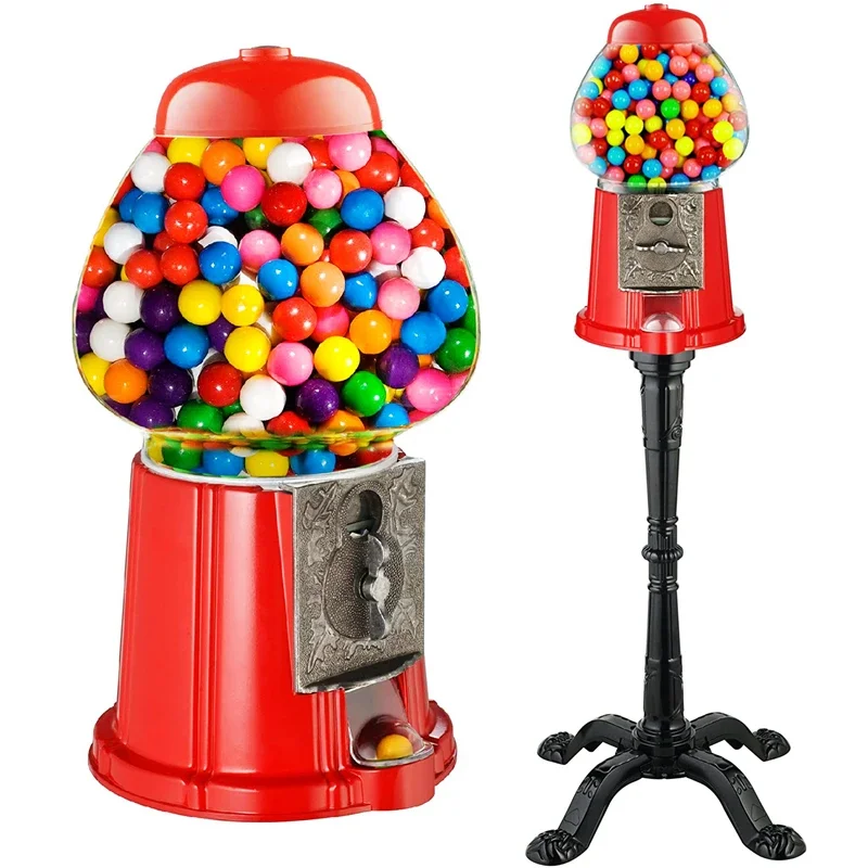 Coin-operated candy machine Floor-to-ceiling metal glass ball chewing gum egg twister bar