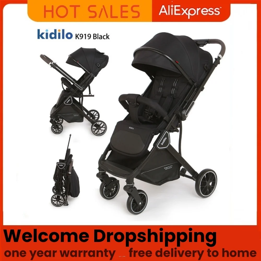 

Kidilo K919 Lightweight Baby Stroller,High Quality Travel Stroller for 6-36 months,small folding size easy to carry it