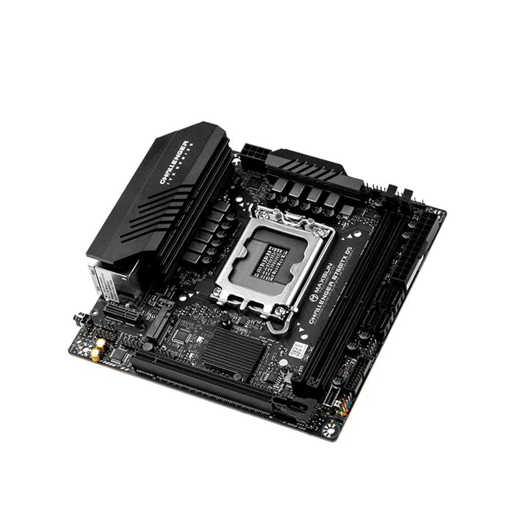 Maxsun-B760M ITX D5 Gaming Computer Motherboard, Desktop, DDR5, PCIE5.0, LGA1700, Intel 12th, 13th Core, 12400F, 13400F, 13600