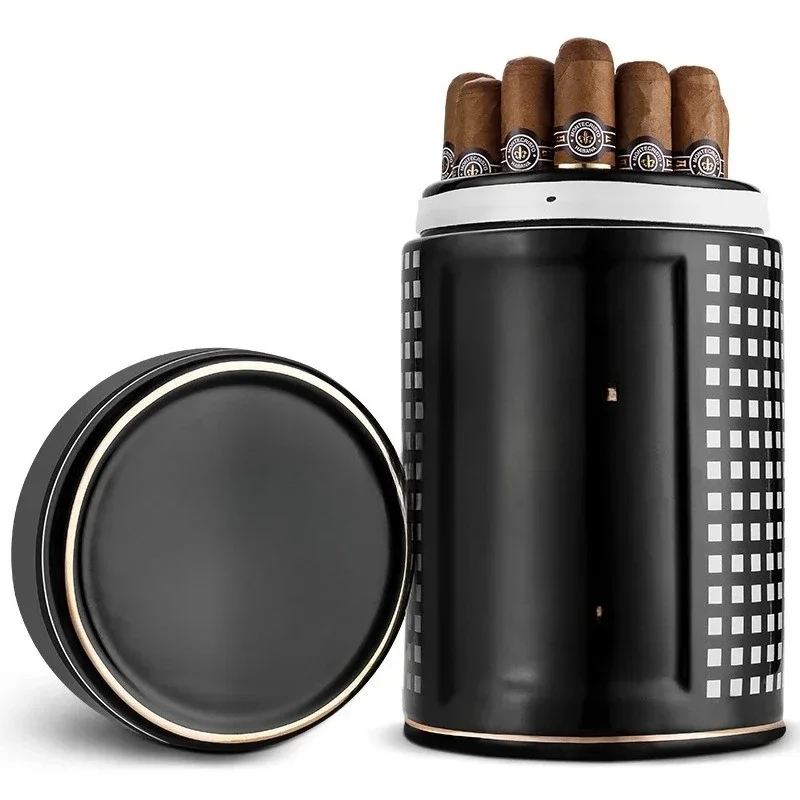 Portable Humidor Moisturizing Ceramic Tube Cigar Moisturizing Tube Storage