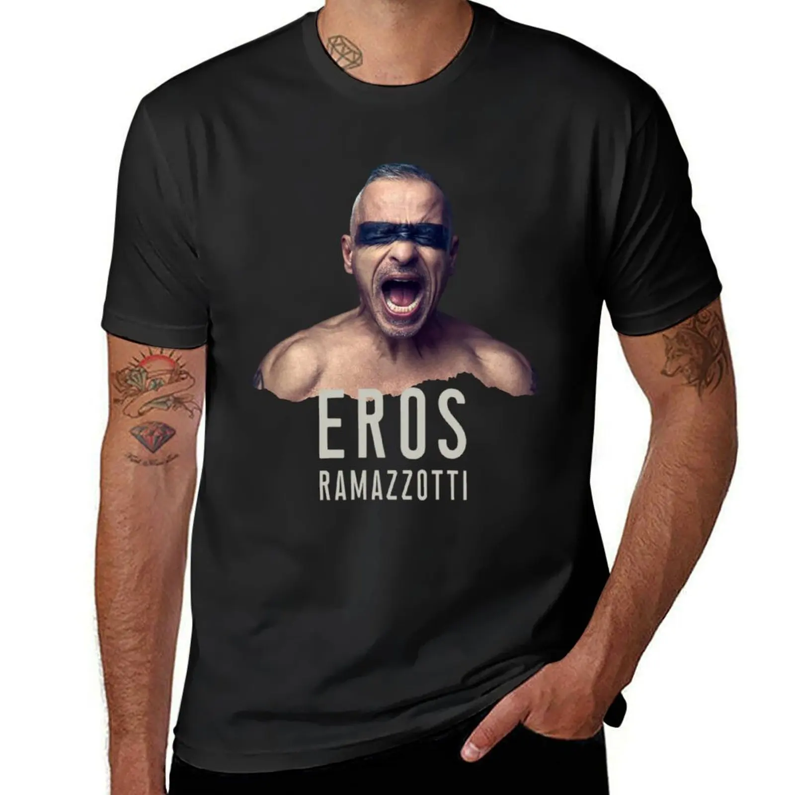 Eros Ramazzotti Shirt T-Shirt graphics quick drying blanks vintage clothes sweat shirts, men