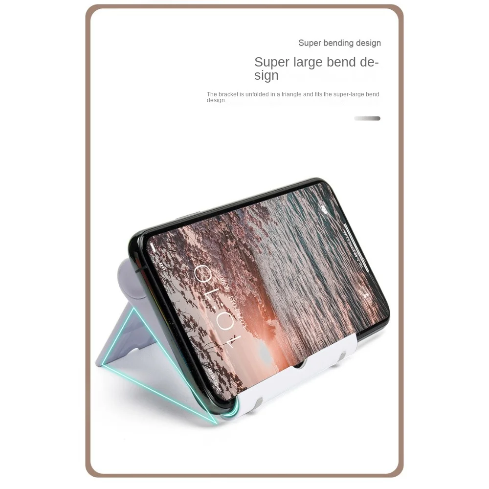 Adjustable Foldable Desk Phone Holder Non-slip Desktop Holder Desk Phone Holder Universal Accessories Smart Phone Stand Bracket