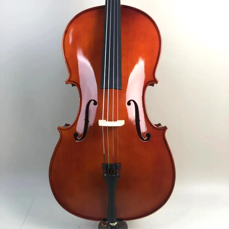 100% solid wood Cello 4/4 3/4 1/2 1/8 spruce wood Top Maple back cello stringed instrument beginner professional violoncello