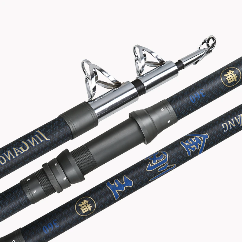 

High Carbon Fiber Anchor Fish Rod Set with Reel Long Super Hard Power Throwing Telescopic Fishing Rod Stream Seapole 2.1-4.5m