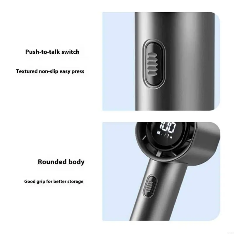 

Portable Mini Fan 5 Speed Handheld Cooling Device For Travel And Outdoor N58D