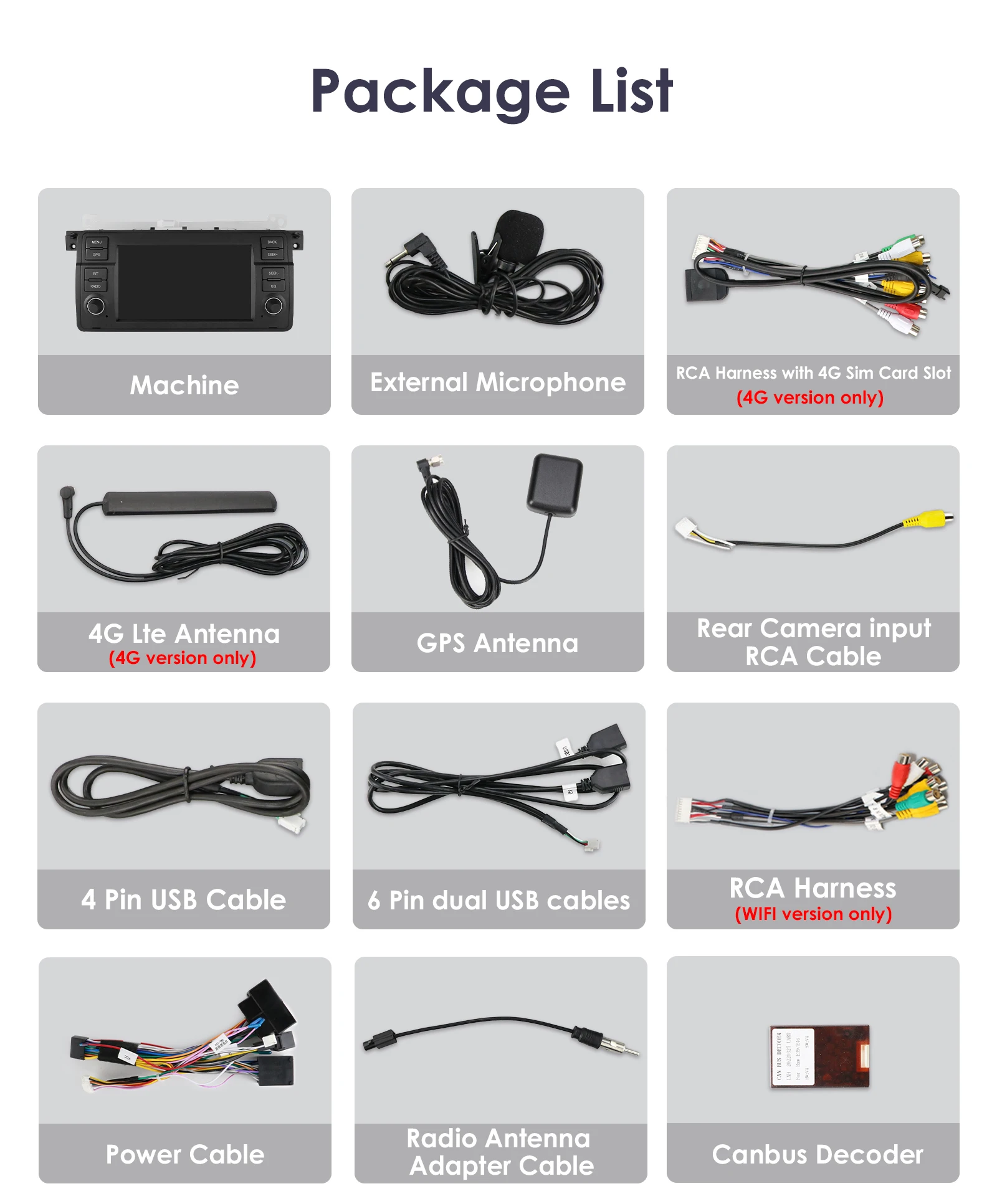 Hizpo 8 Core Android 14 Car Multimedia Radio For BMW E46 M3 Rover 75 Coupe 318/320/325/330/335 GPS CarPlay AUTO 4G Navigation