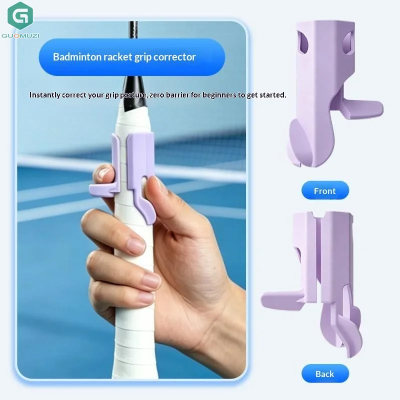 1PCS Tennis Beginner Badminton Grip Aid Posture Correction Tennis Racket Grip Assistance Racquet Corrector Trainer Accessories