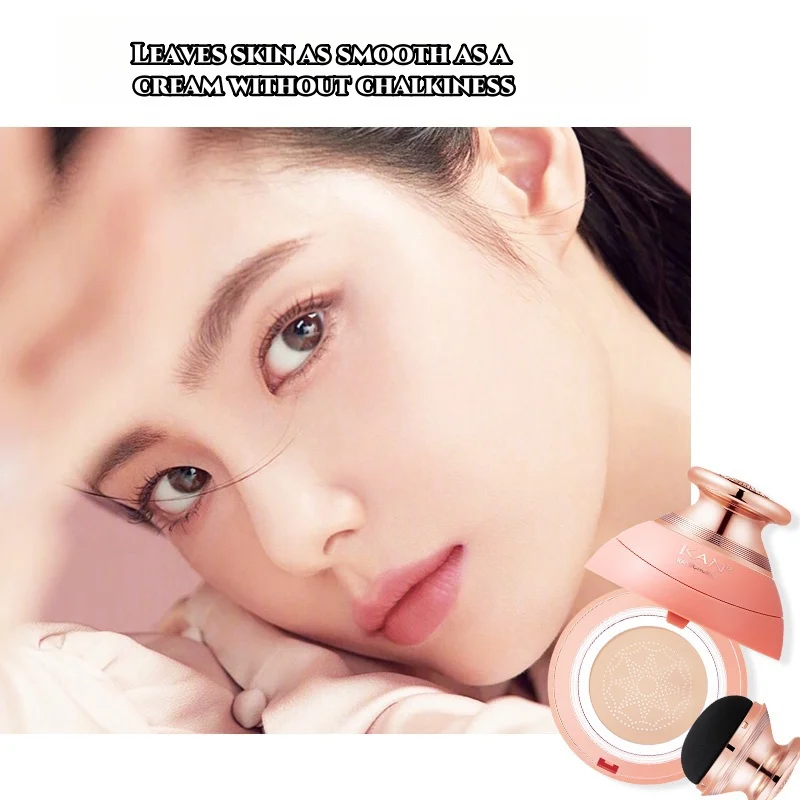 KAN Mushroom Head Air Cushion CC Cream, conceal and brighten, long-lasting beauty, hide pores and imperfections