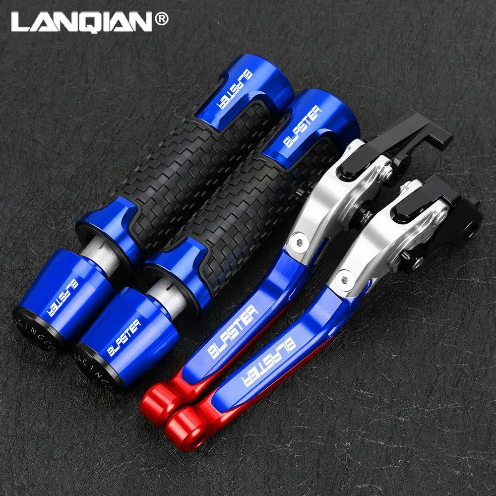 

Motorcycle Aluminum Extendable Brake Clutch Levers Handlebar Hand Grips ends For YAMAHA Blaster YFS 200 Blaster YFS200 2005 2006