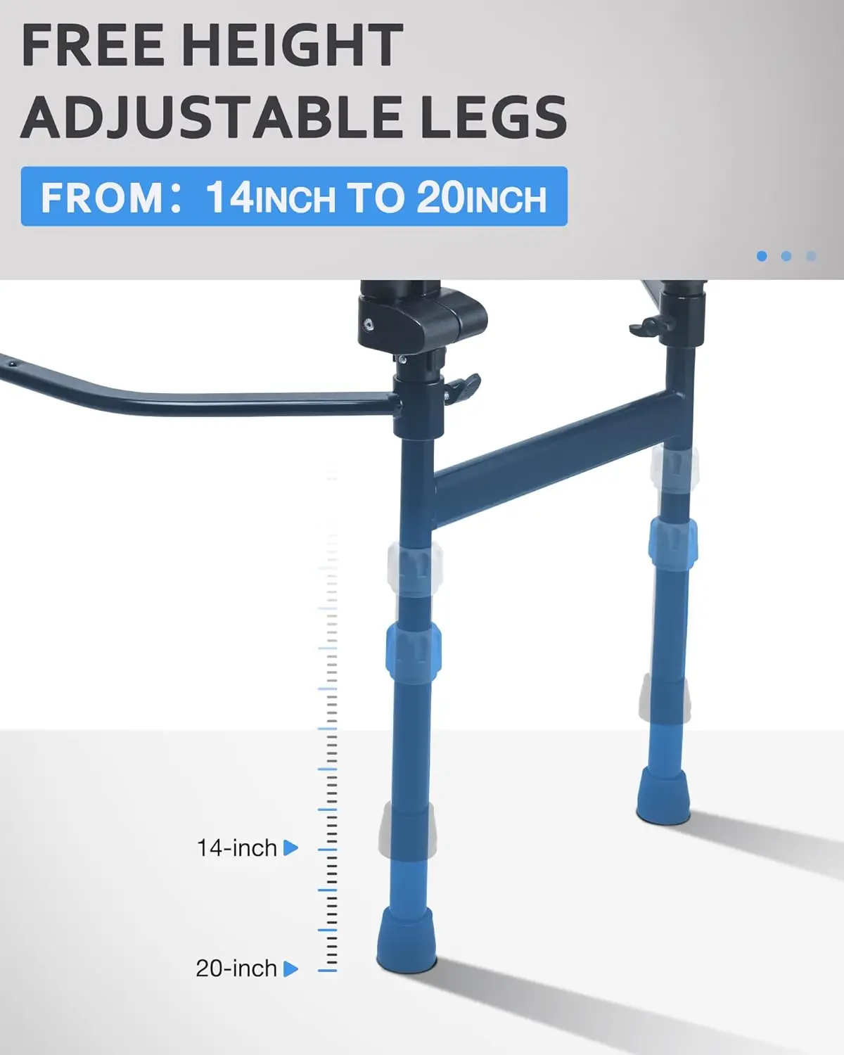 Heavy Duty Bed Rails for Seniors & Elderly - Foldable Assist Handle with Adjustable Height