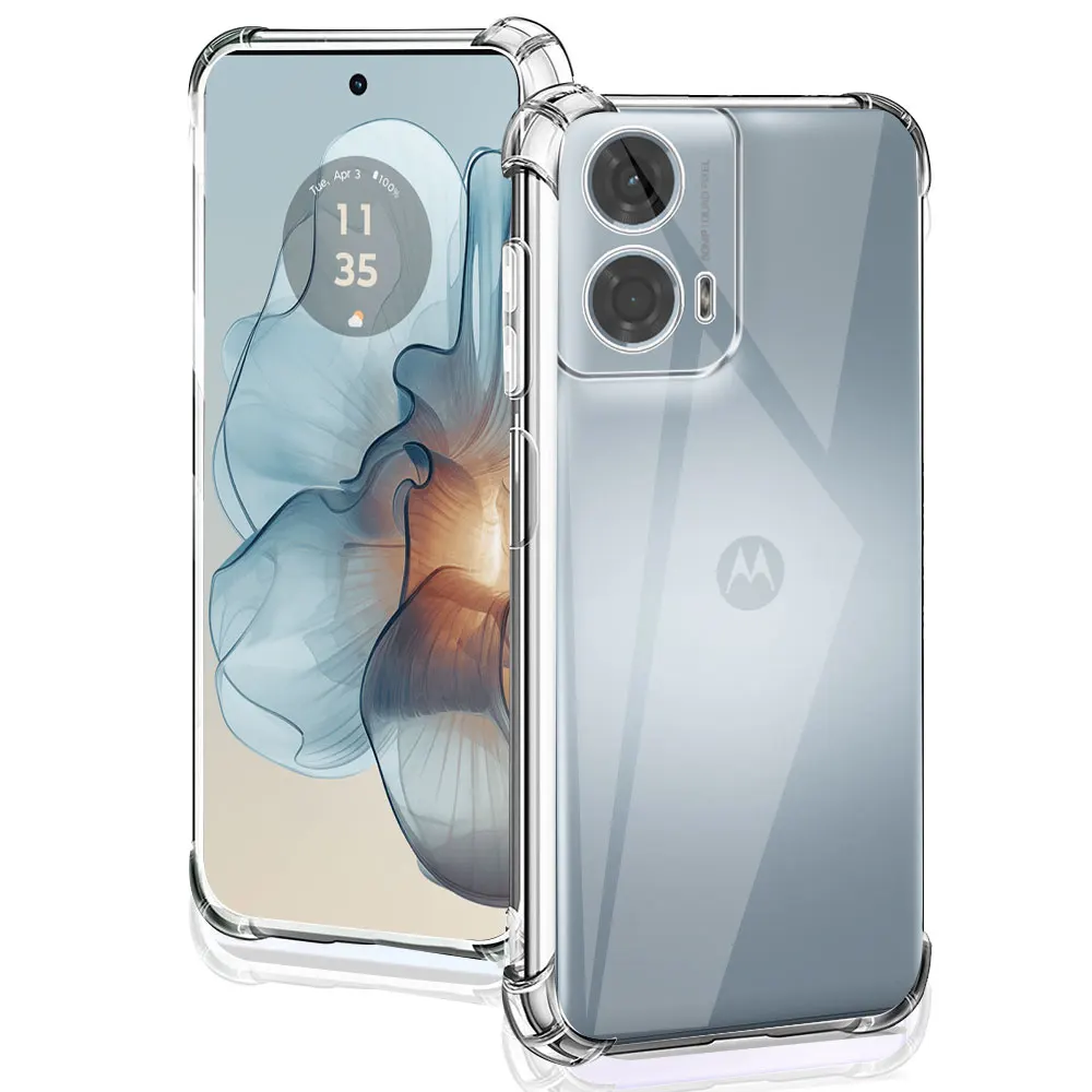 Funda de silicona para Moto G24 Power XT2423-1, suave y transparente, a prueba de golpes, para Motorola Moto G24 Power