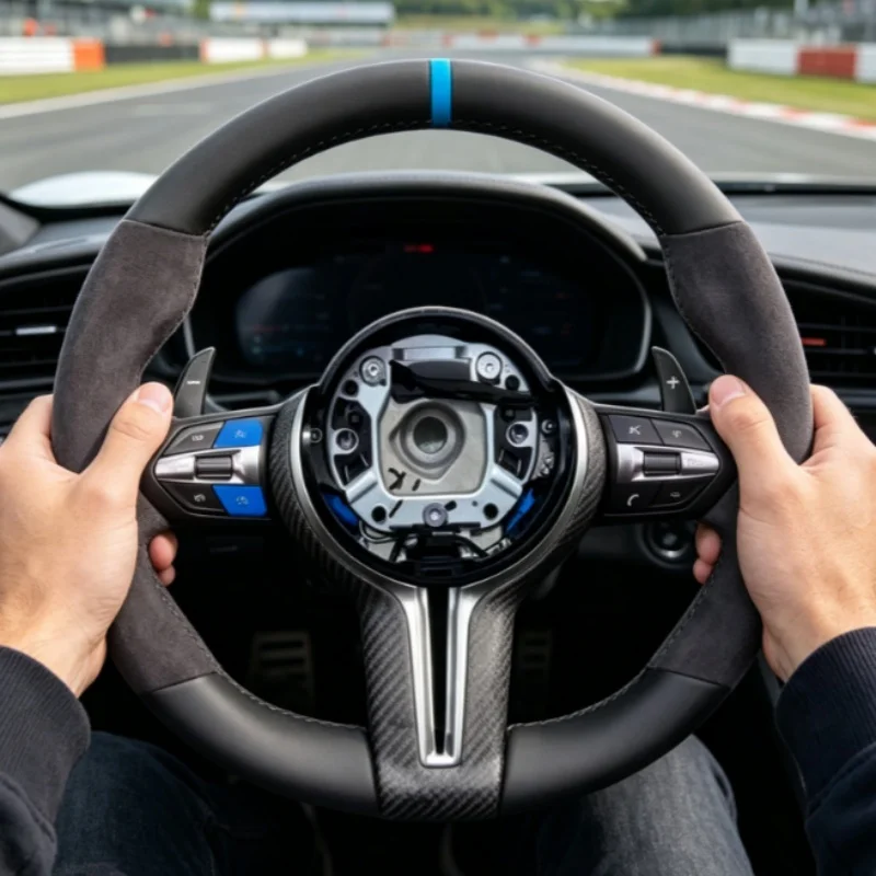 Stock Clearance Suede Steering Wheel For BMW M3 M5 M6 F10 F90 F20 F30 F22 F23 F40 F44 F45 F48 F49 E90 F82 F83 F32 F33 F36