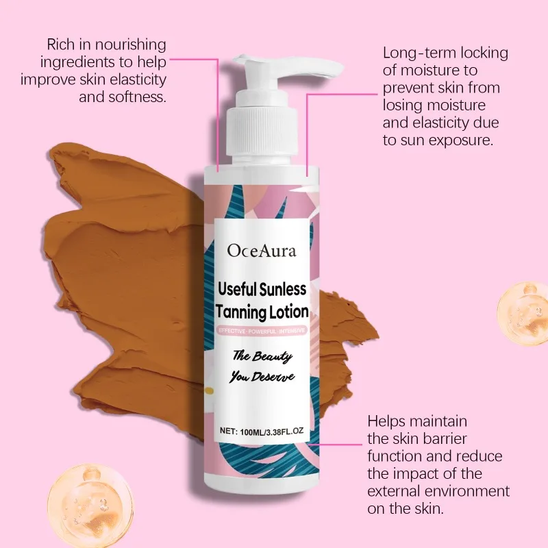 Letni balsam do opalania na świeżym powietrzu Delikatnie nawilżający żel do opalania z efektem brązu pszenicy Odświeżający żel naprawczy