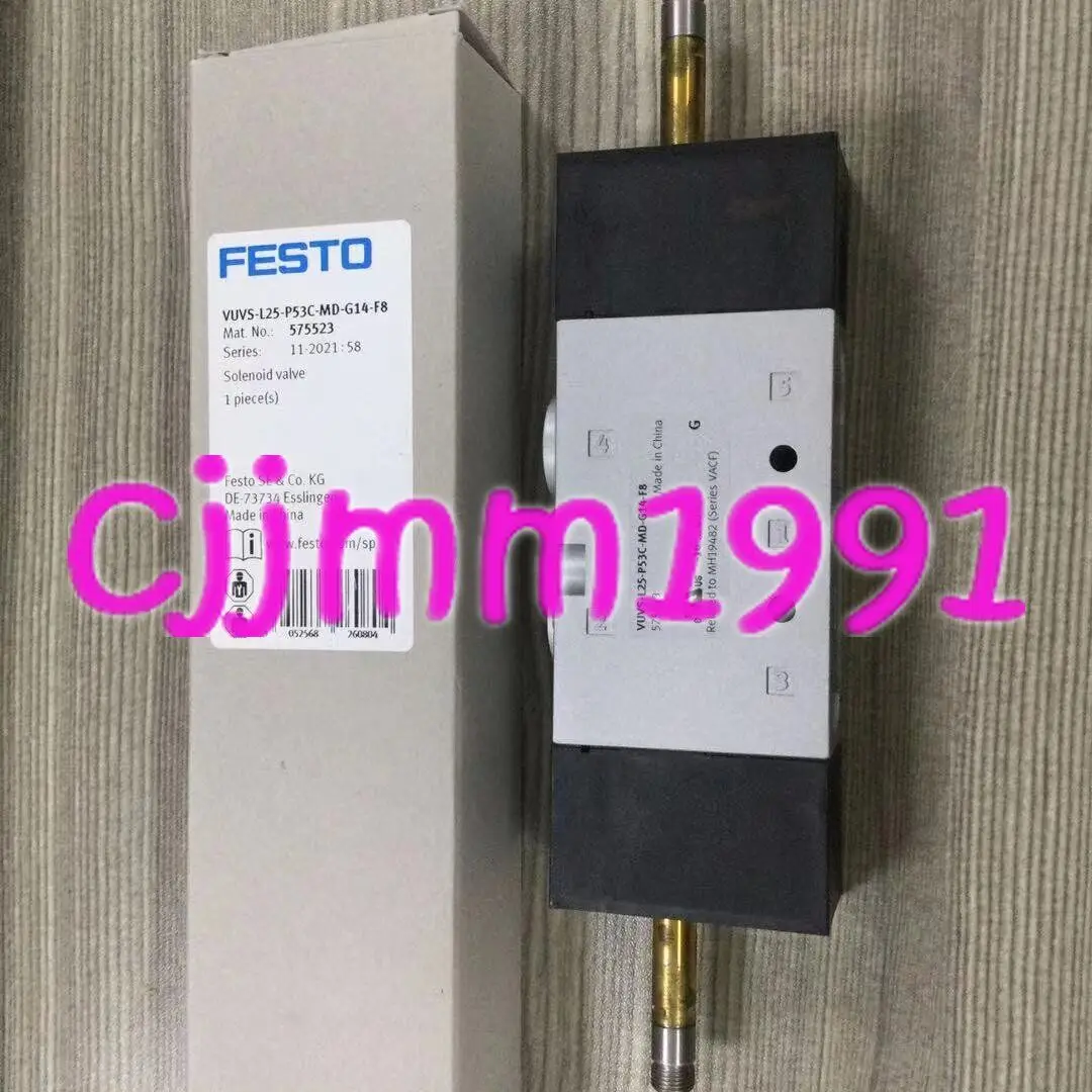 

1 PC NEW FESTO solenoid valve VUVS-L25-P53C-MD-G14-F8（575523）