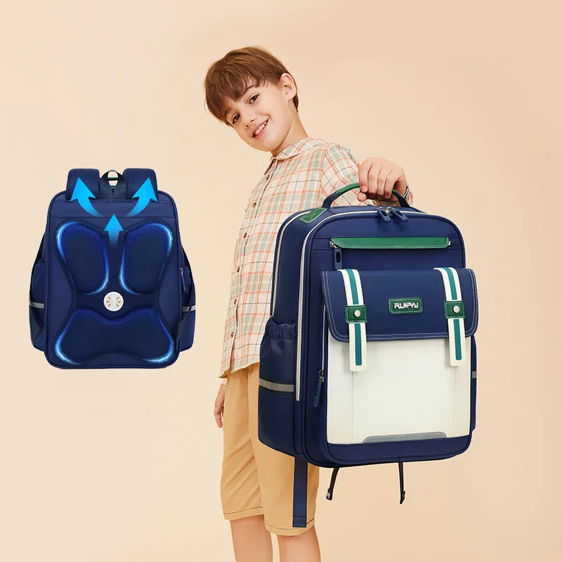 

Children's Schoolbag Primary School Boys and Girls Grade 1-6 Large Capacity Anti-Falling Backpack Comfortable Schoolbag