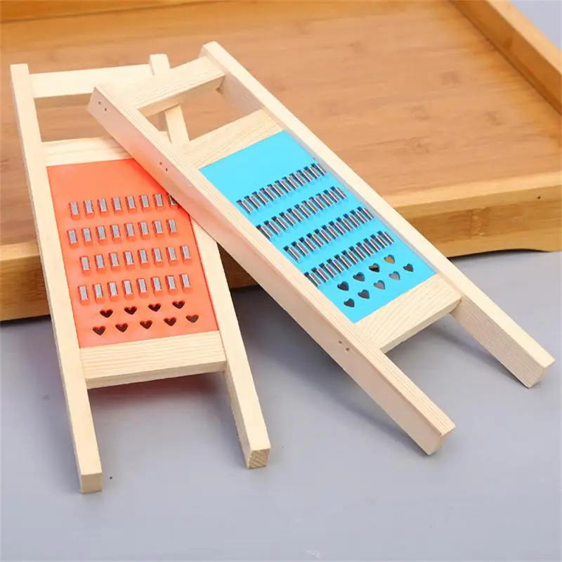 Grater 35 * 10 Safe Use Easy Cutting Easy To Clean Comfort Handle Household Products Solid Wood Eraser Log Flexible Control