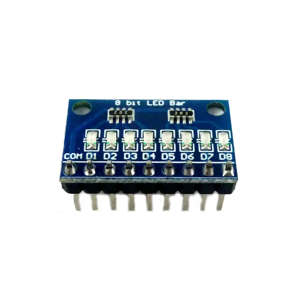 5XDM41A08 3.3V 5V 8 Bit Blauw/Rood Gemeenschappelijke anode/kathode LED Indicator Module Diy Kit voor Arduino NANO UNO raspberry pi 4 nodemcu