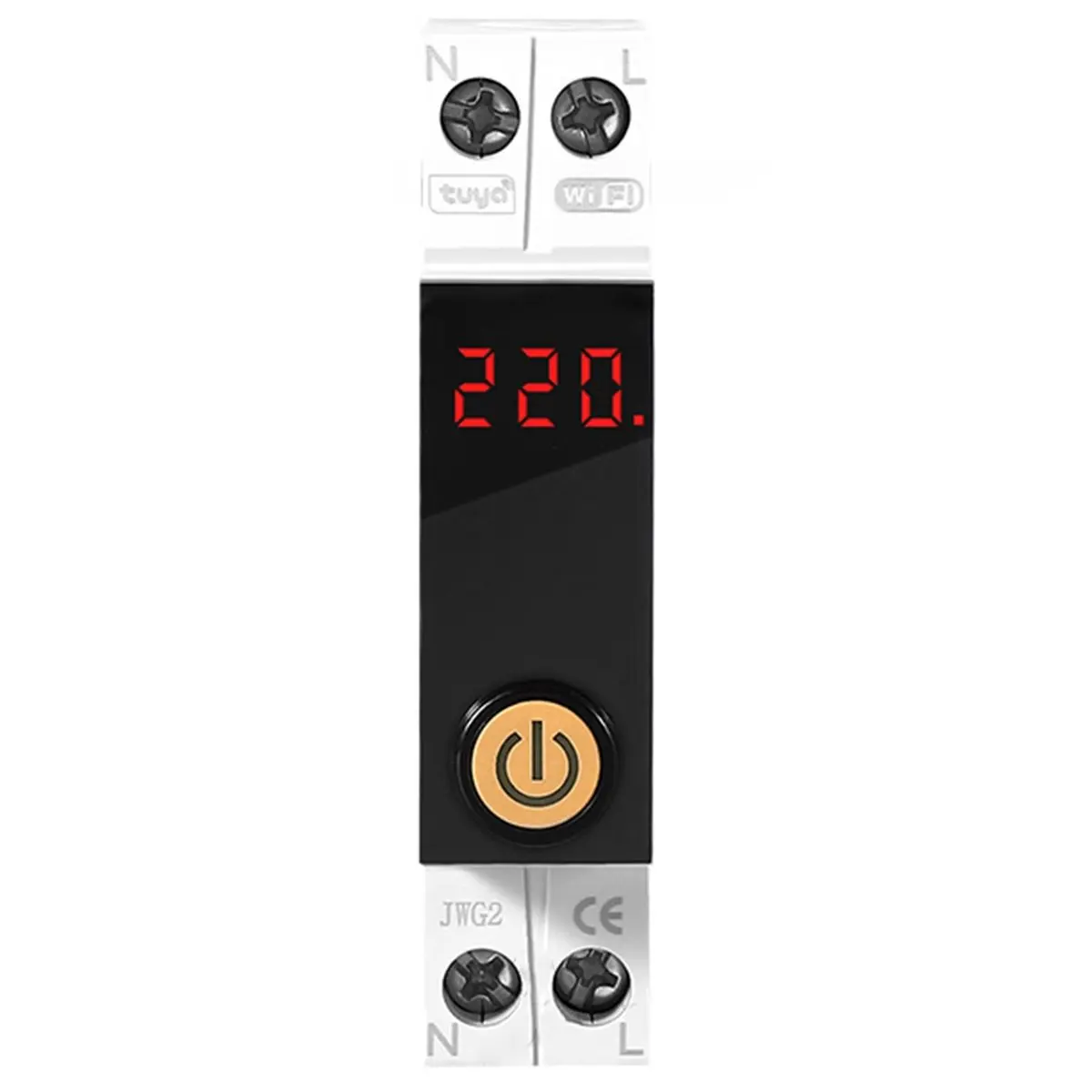 ABYA Wifi Circuit Breaker Switch Kwh Metering Timer Overvoltage and Undervoltage Protector 1-63A Power-Off Timer Switch A