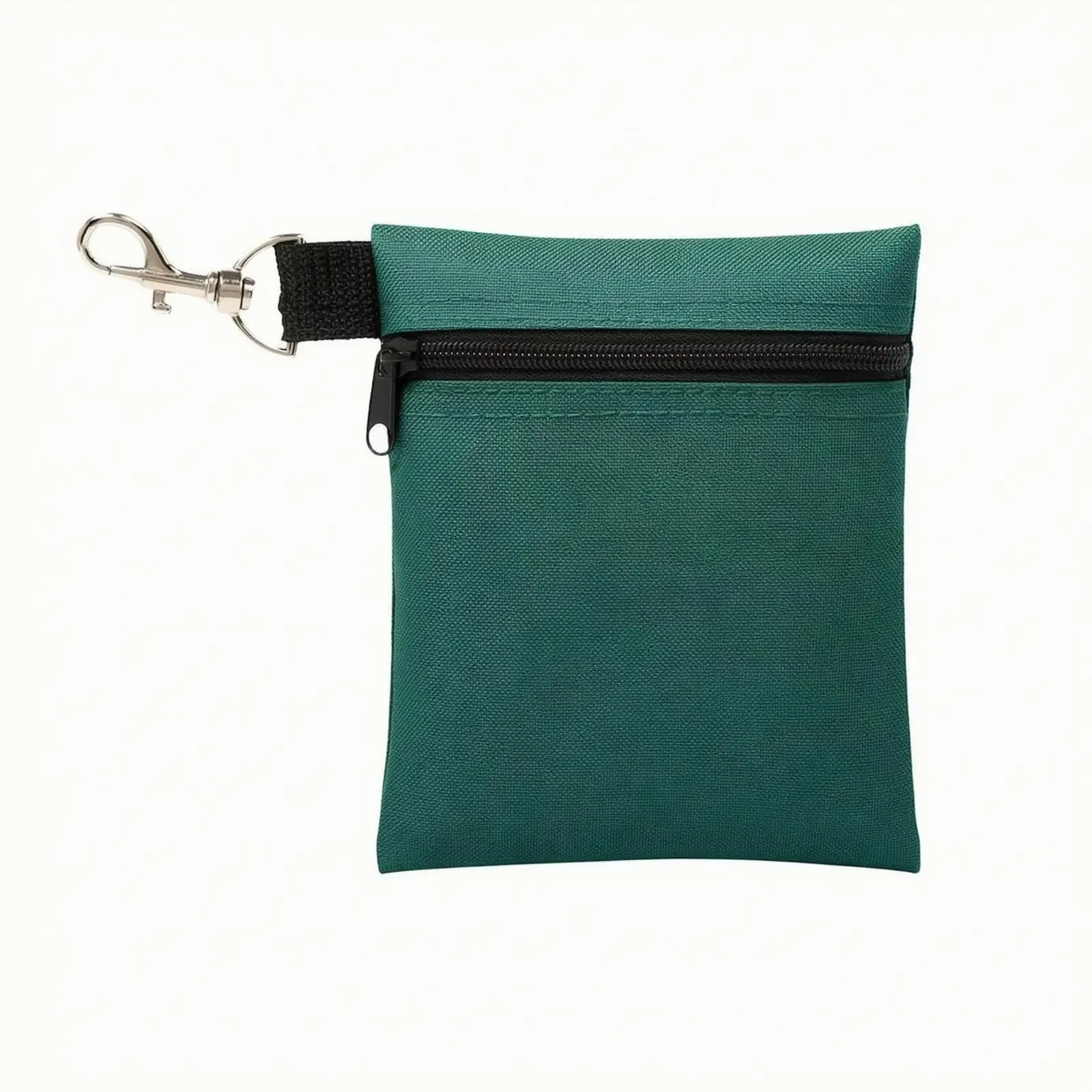 Waterproof Nylon Golf Pouch for Tees Ball Markers with Metal Swivel Clip Fits Golf Bag Cart Belt