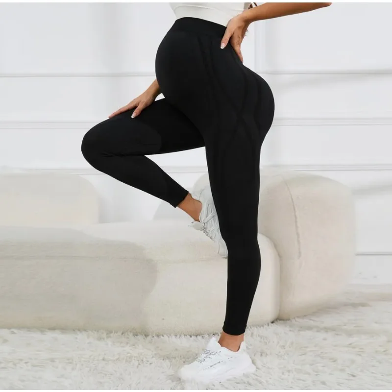 

Women's Maternity Leggings Over The Belly Full Length Pregnancy Yoga Pants Active Wear Workout Leggings