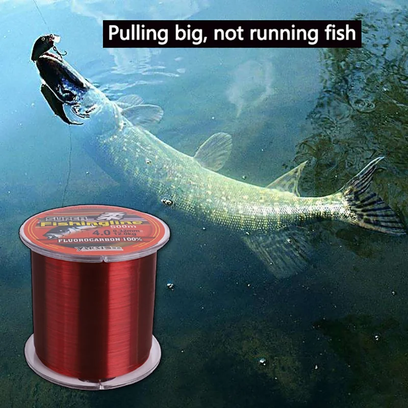 Żyłka wędkarska 500M Nylon Monofilament Leader Fly Line Super mocny drut odporny na ścieranie do słodkowodnych słonowodnych — zdjęcie 7