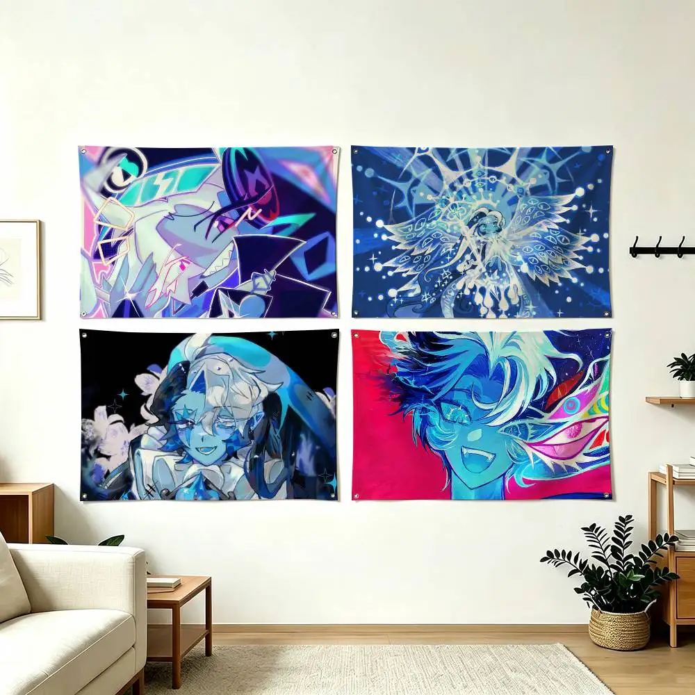 S-Shadow Milk Cookie Cookie Run Kingdom Flag Suitable For Party Club Outdoor Interior Wall Decoration Banner Fans Gift