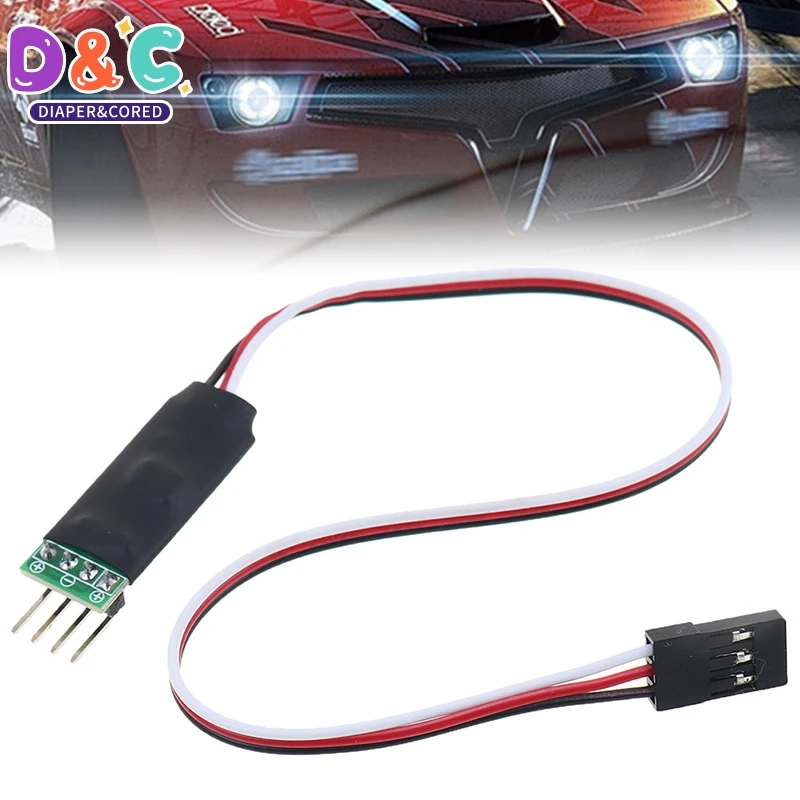 1PC LED Lamp Light Control Switch Panel System Turn on/Off 3CH for RC Car Vehicle Model Part  