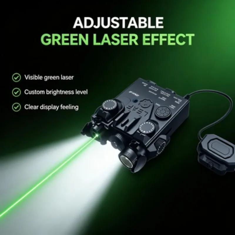 DBAL-A2 Adjustable Light Container Uniform Red Green Light M300 M600 Dual Control for Outdoor Long Gun Hobby Game Gear