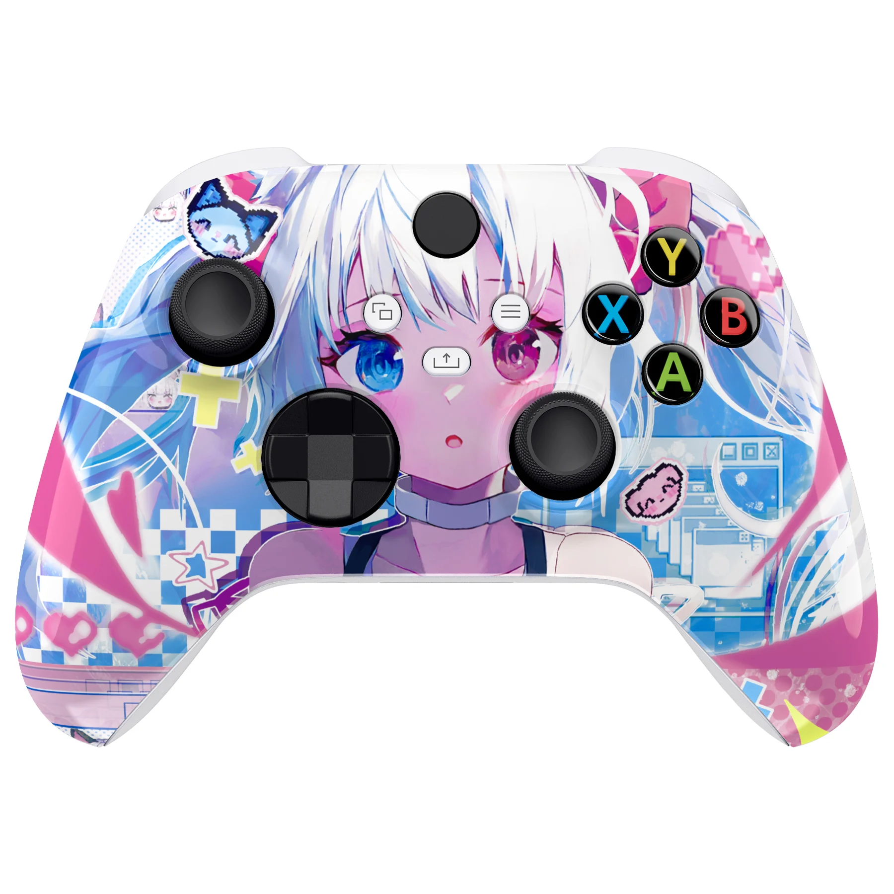 EXtremeRate Soft Touch Grip Obudowa przednia do kontrolera Xbox Series X/S (Xbox Core) - kolorowa seria Vitality — zdjęcie produktu 5