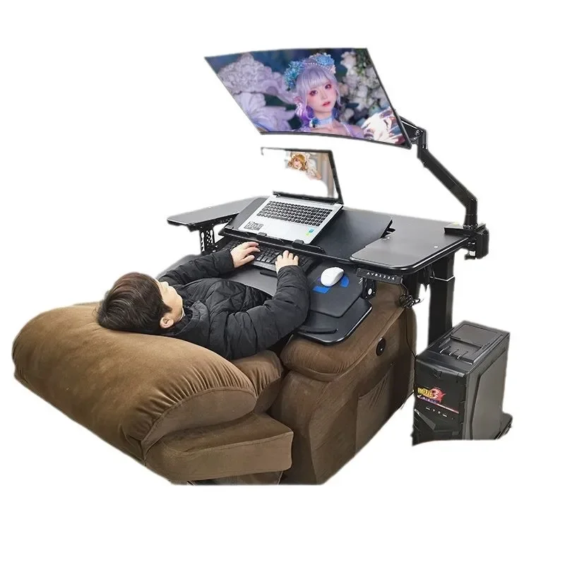 سطح المكتب، طاولة رياضية إلكترونية، دعامة رفع متنقلة، جريئة، قابلة للطي، إحساس تكنولوجي، تعليق #1