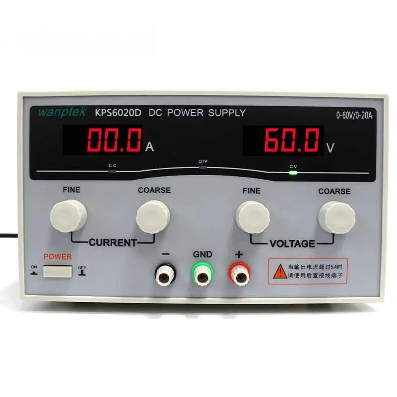 

KPS6020D Мощный регулируемый импульсный блок питания для LED-дисплеев, однофазный выход, 50 Гц, 220 В, 0-60 В/0-20 А