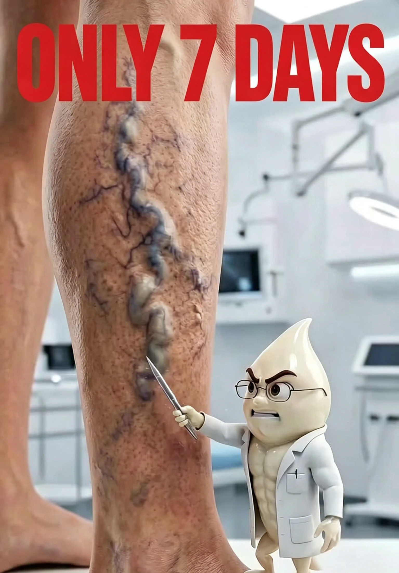 Relieves leg discomfort, improves blood circulation, varicose vein pen, skincare products.