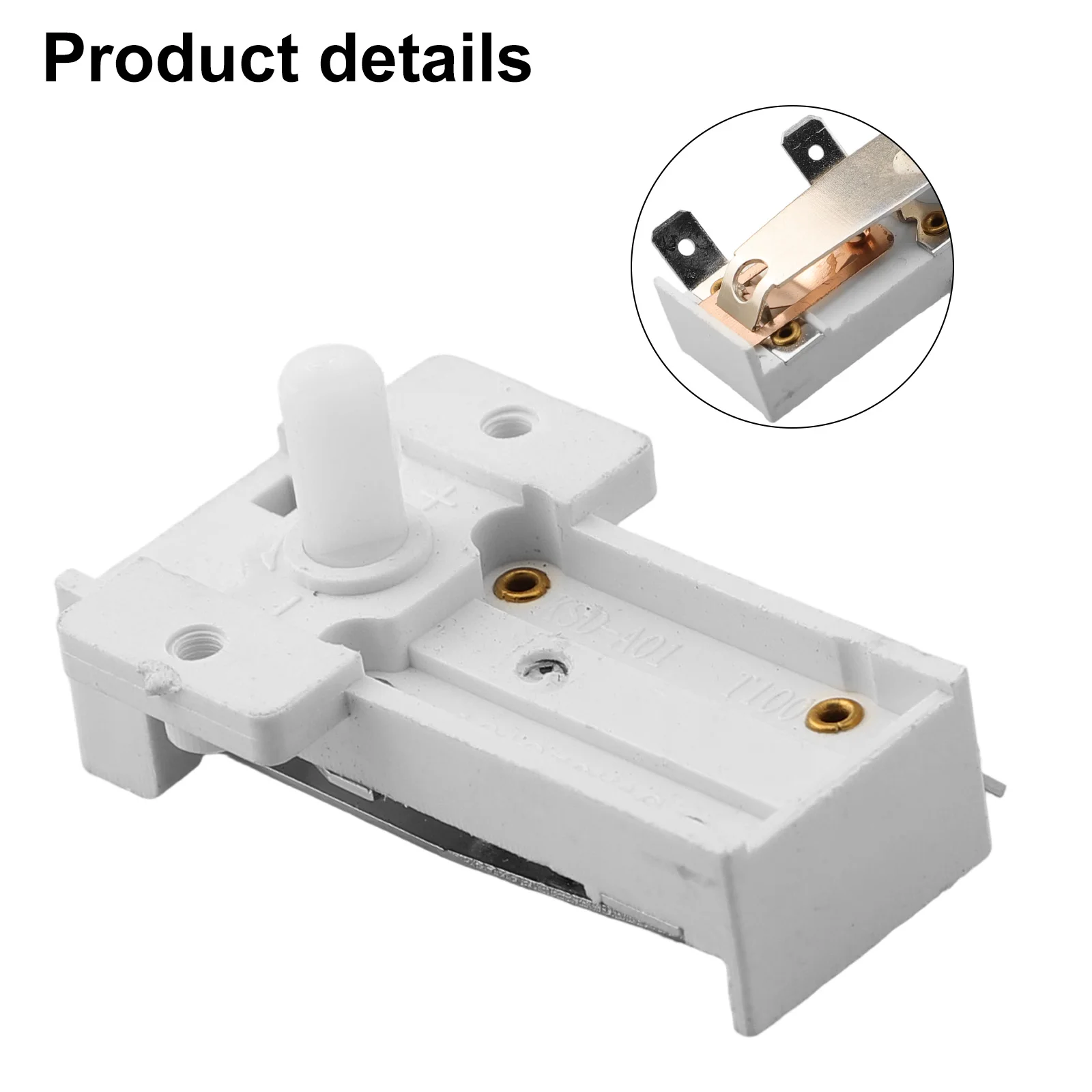 1/5PCS Oil Heater Thermostat Switch AC 250V 16A Temperature Controller Adjustable Temperature Control Switch Power Tools