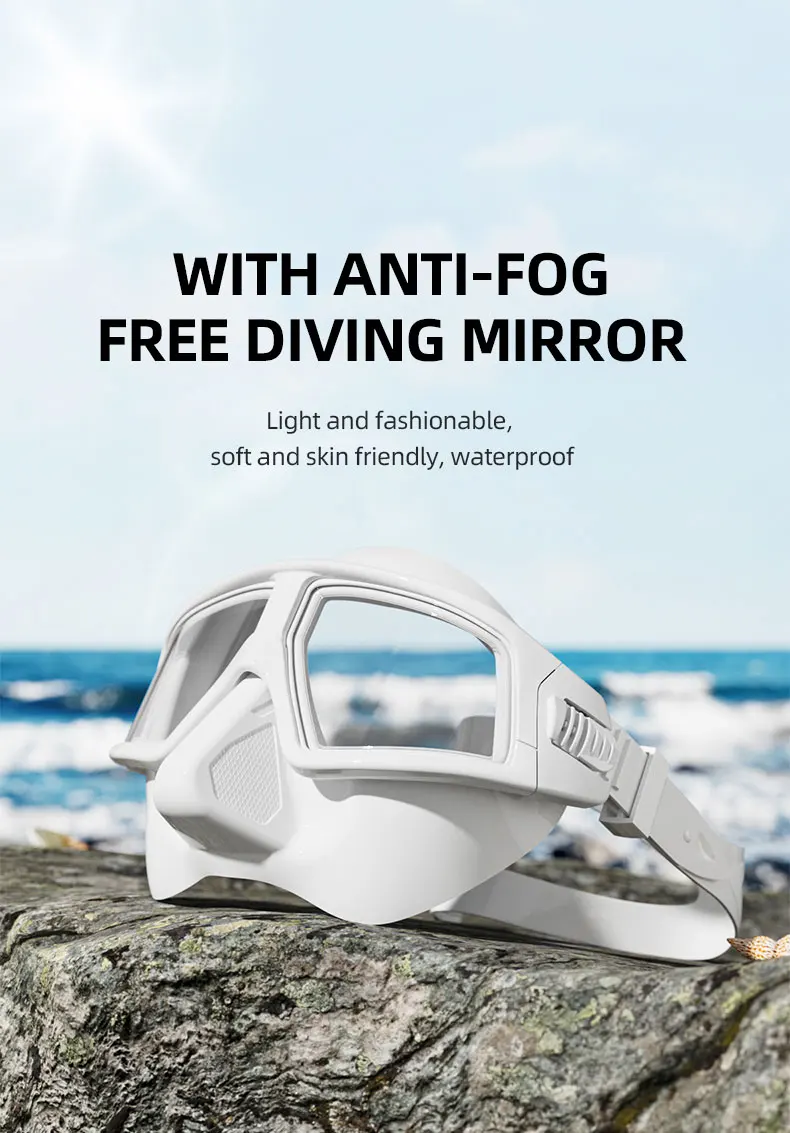 Professional Scuba Diving Mask Snorkel Set Adults Snorkeling Gear Swimming Snorkel Kit +Waterproof Phone Bag + Swimming Cap Gift