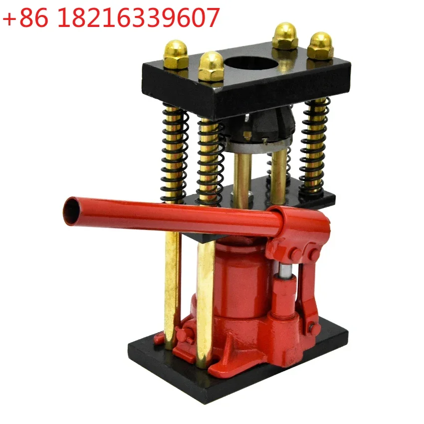 D-type 8-tooth Hand Plastic Hose Crimper Hose Crimping Tool Benchtop Hydraulic Clamp High Pressure Tube Crimping Machine 12~20mm