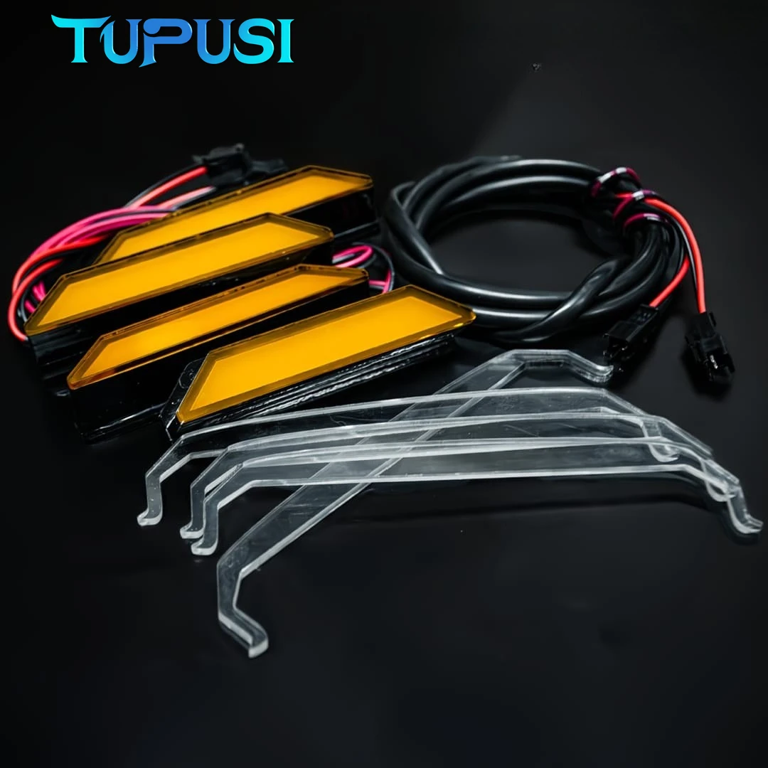 

4PCs Amber LED Front Grille Light For Ford Ranger Raptor P703 Next-Gen 2022 2023 2024