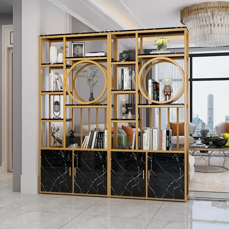 

Стеллаж-перегородка X-S Duobao от пола до потолка, кованый, для офиса, с полками для книг