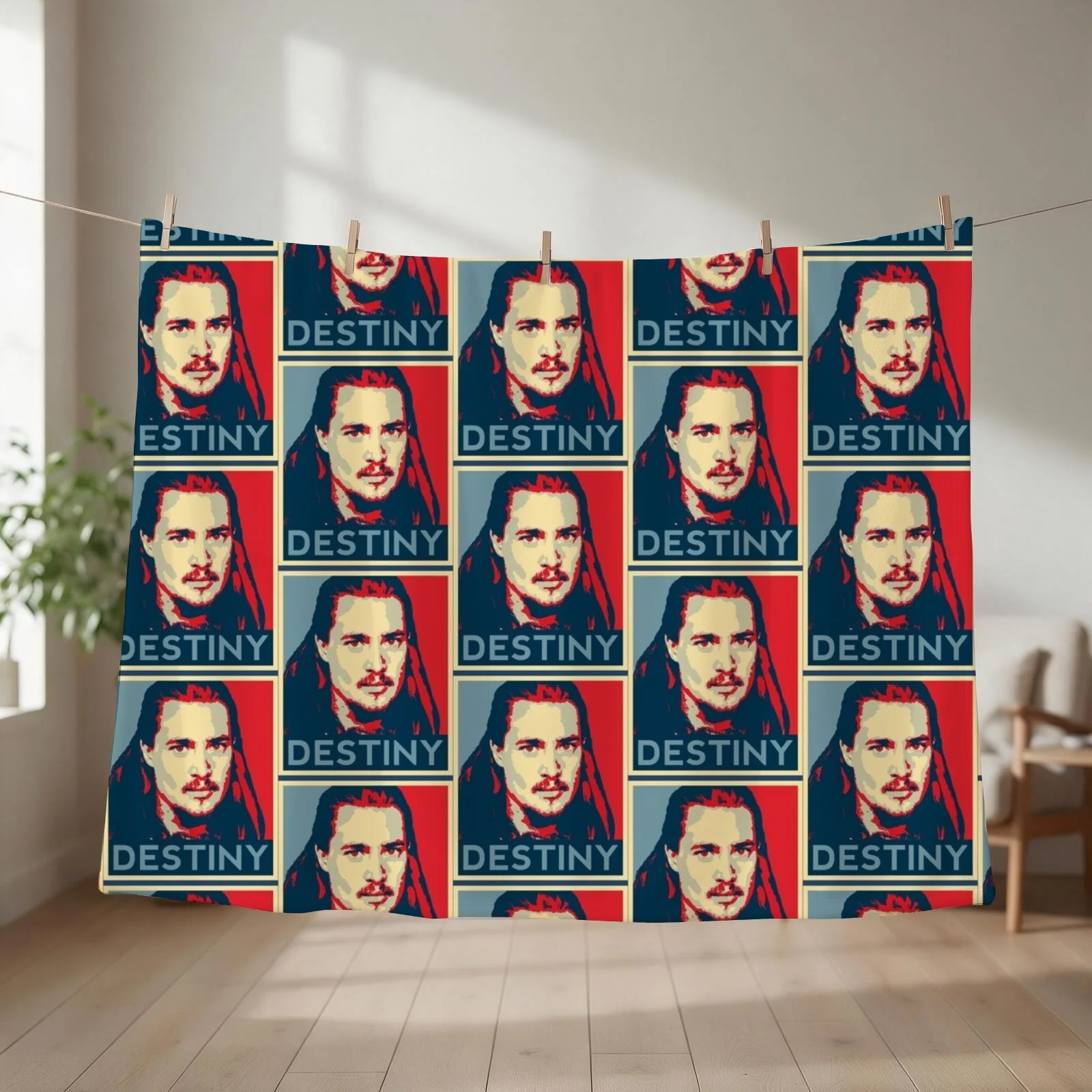 Uhtred_s Destiny Throw Blanket couch cozy soft plush fuzzy picnic outdoor blanket