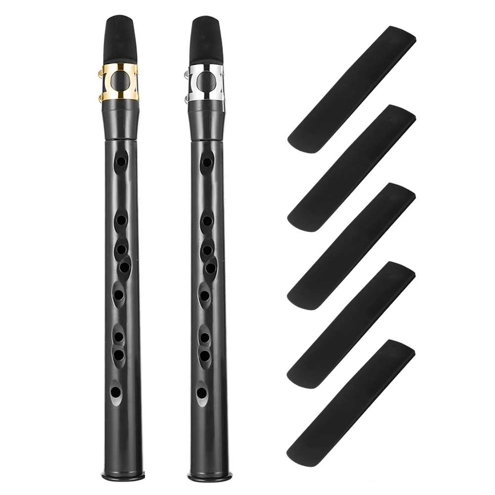 Mini saxofón Bb contralto, saxofón de bolsillo con 5 lengüetas, instrumentos de viento de madera