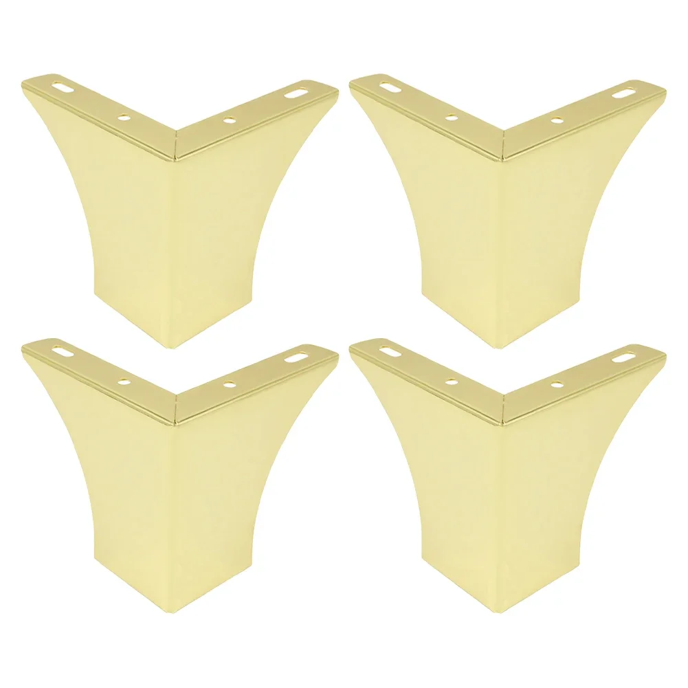 4pcs Heavy Load Bearing Furniture Legs Metal Cabinet Feet Triangle Sofa Legs DIY Sofa Legs Home Improvement Building Hardware