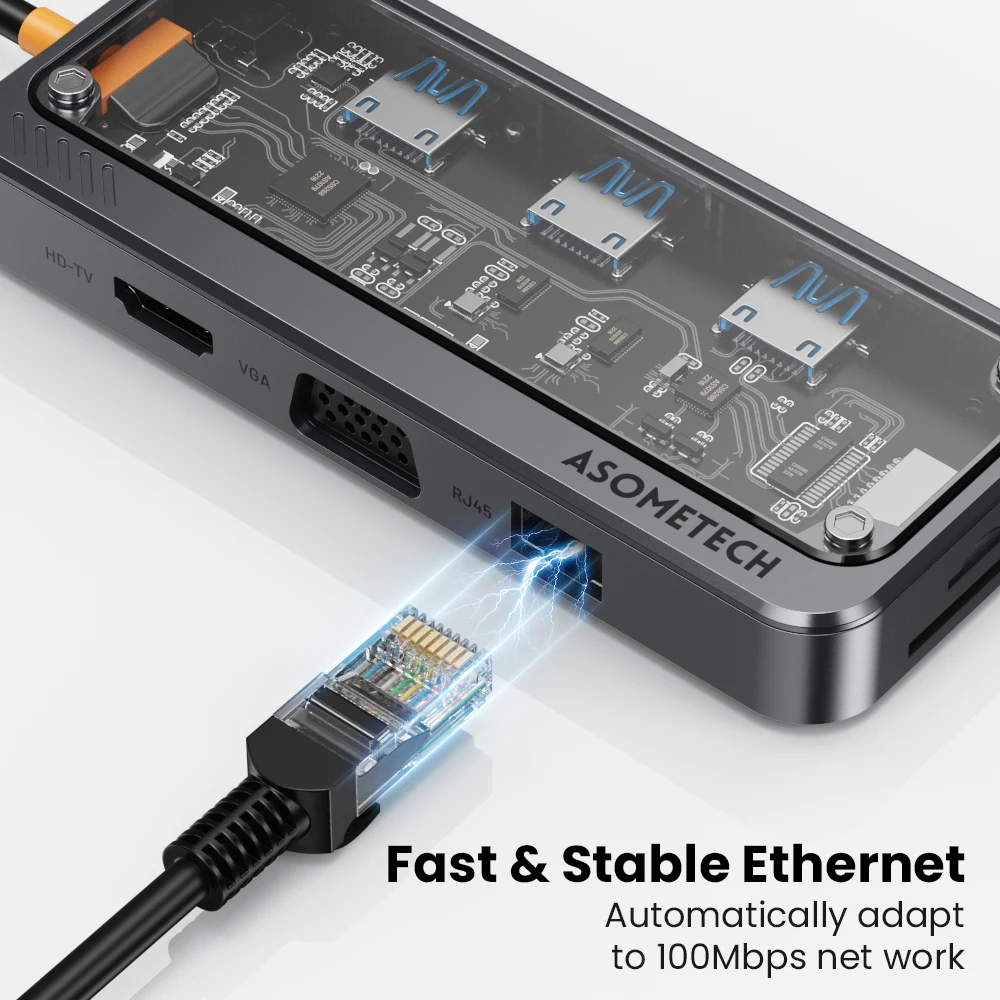 MacBook Air用ドッキングステーション,USB 3.0ハブ,タイプCからHDMI互換,4k,30hz,PD 100W, USBスプリッター,アクセサリ,ラップトップ,PC, 10 in 1