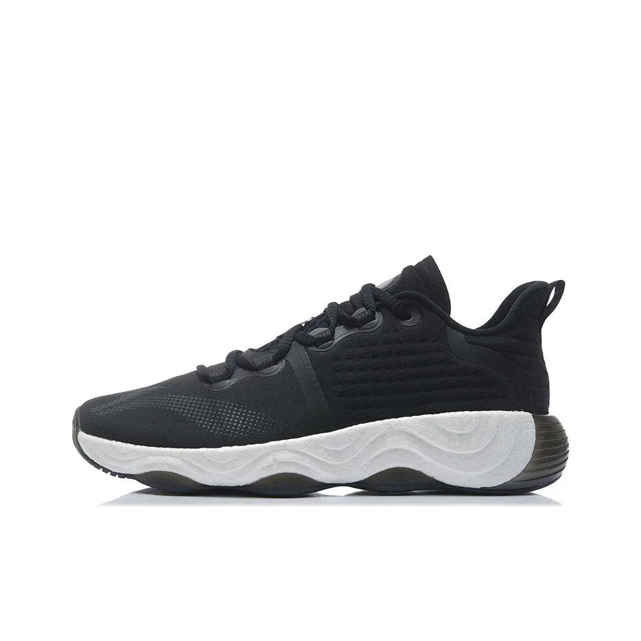 Li Ning Wujie 3 Cushioning Slip Resistant Abrasion Resistant Coverage Support Lightweight Low top Casual Shoes Men's AFPR029-2