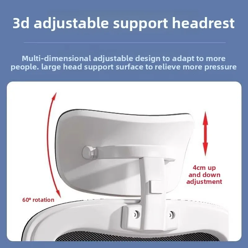 Ergonomic Gaming Chair Ultimate Comfort Reclining Breathable Backrest Adjustable Height Office Computer Chair for Home Use view 4