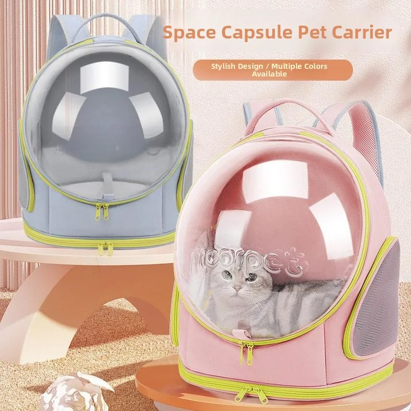 

Durable Double-Shoulder Pet Backpack Breathable Comfortable for Cats And Dogs Outdoor Travel Versatile All Seasons Pet Bag